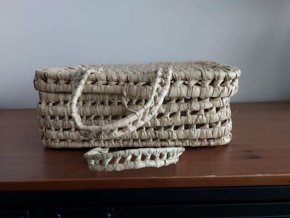 Cesto de arrumação com tampa / Mala