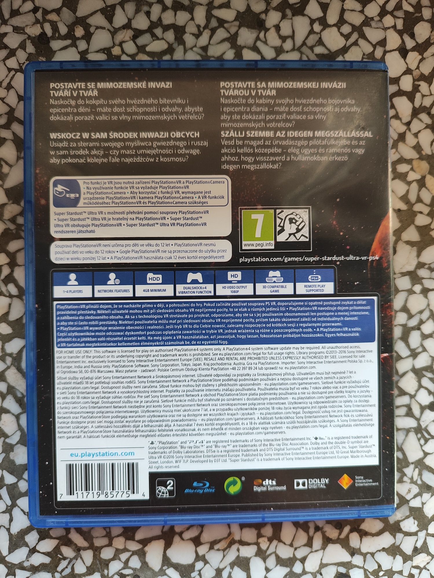 Super Stardust Ultra VR PS4