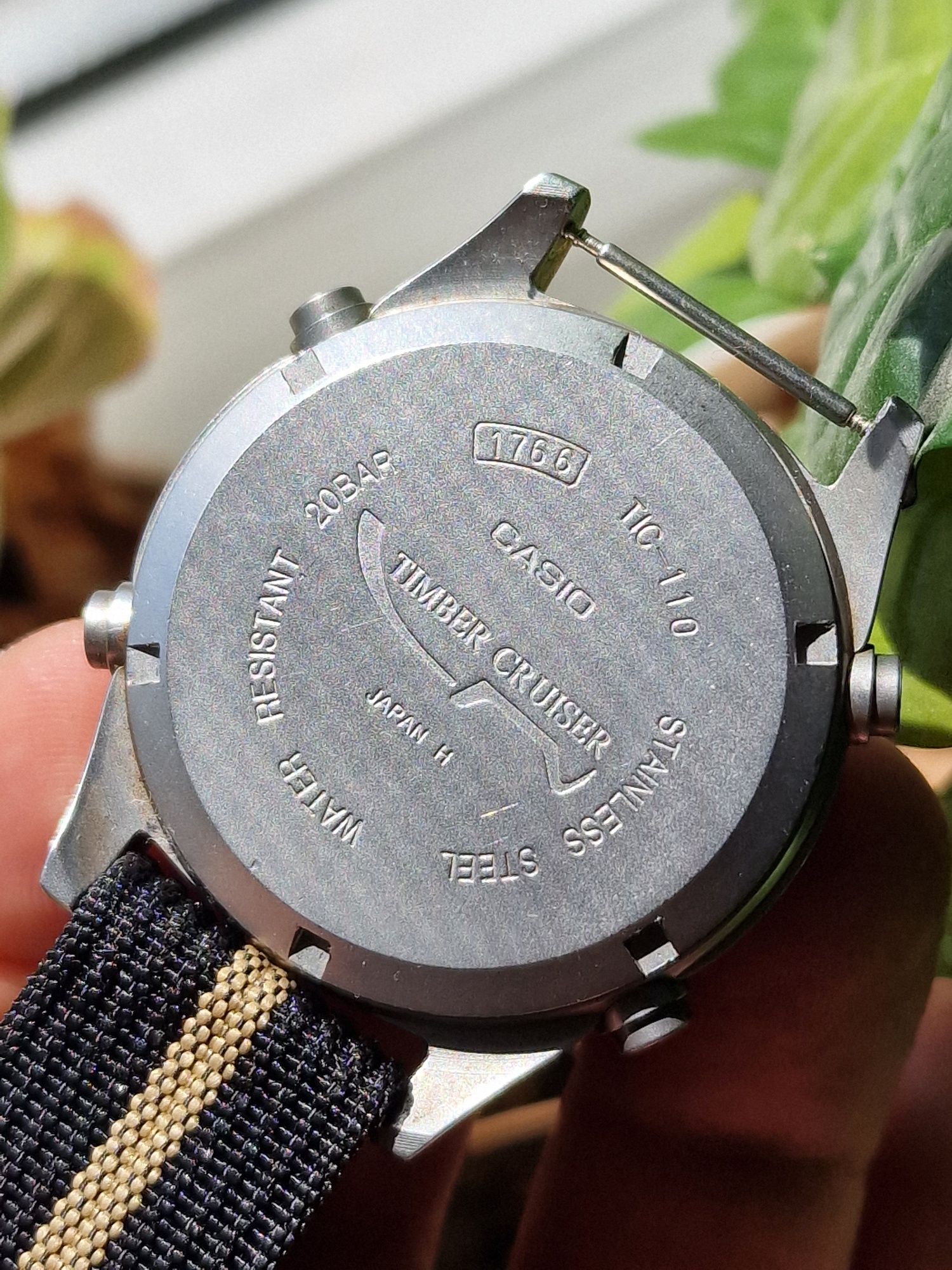 Casio TIC-110, WR200, vintage, timber cruiser