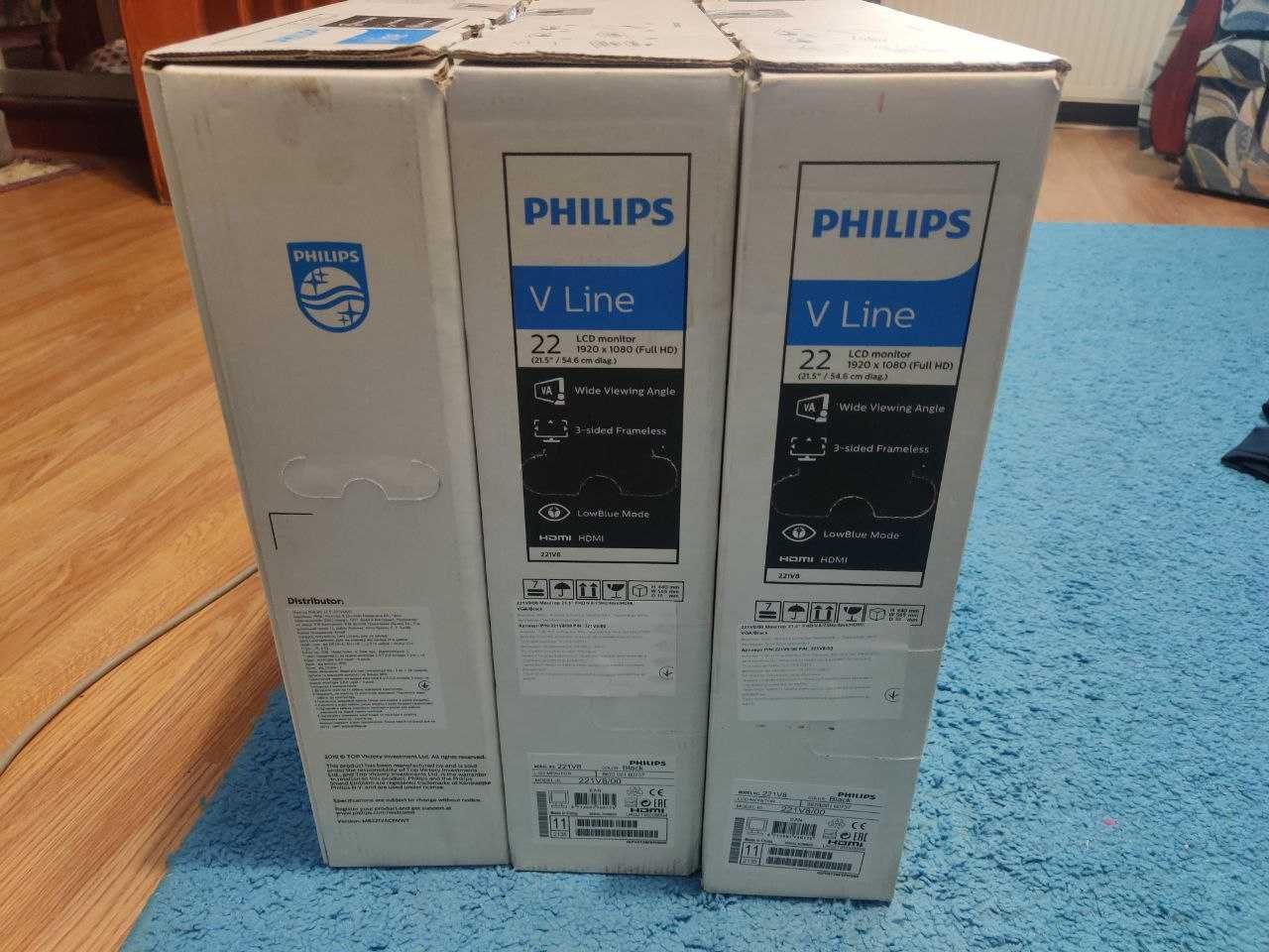 Монітор  Монитор 21.5" Philips 221V8 /00/01 з вбудованими колонками