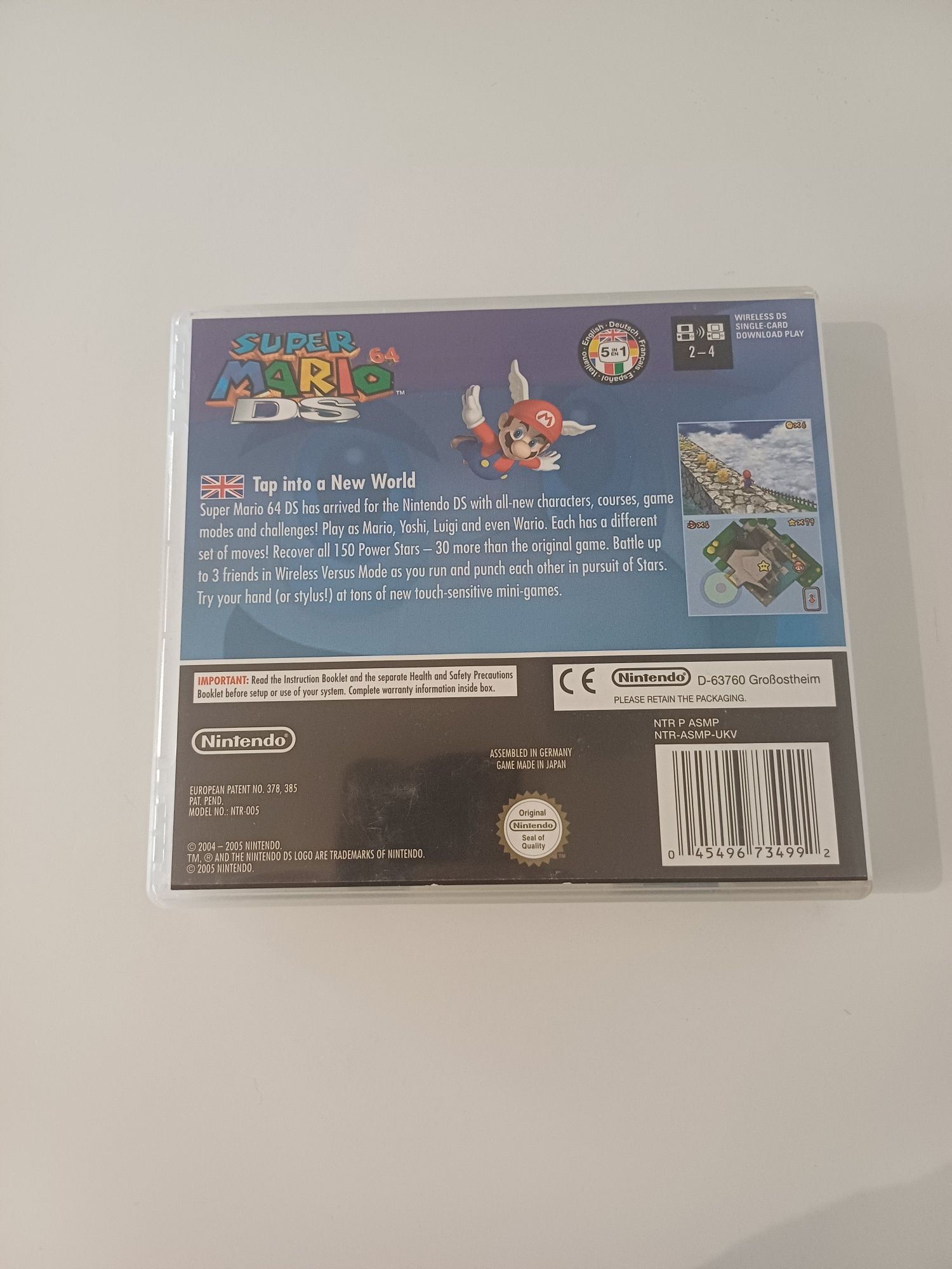 Super Mario 64 DS Nintendo DS oryginalna