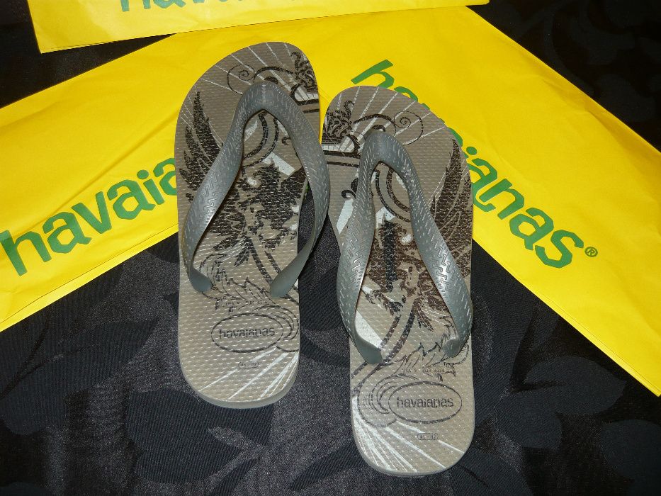 Chinelos "havaianas" - Cinza - Como novos