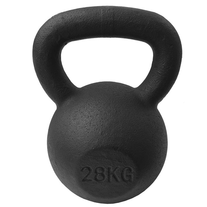 KETTLEBELL żeliwny 28kg ketel kettel obciążnik żeliwny hantla