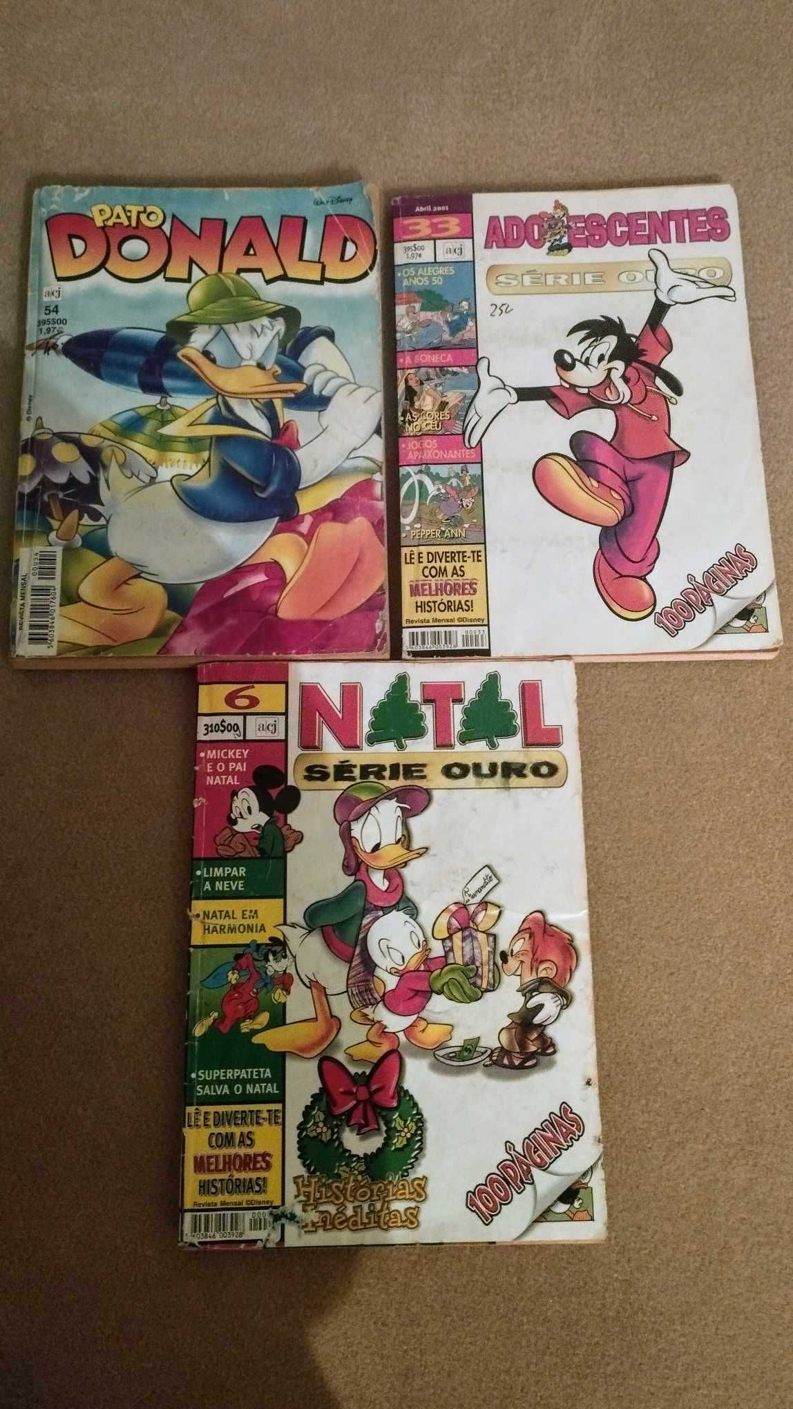 Livros de Banda Desenhada (Pato Donald & Pluto) - Antigos em Português