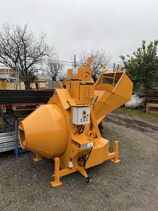 Betoneira Central Betão 400lts trifasica com pá rasto nova