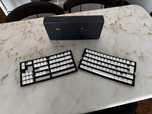 Keycaps brancas conjunto 109 teclas Ducky PBT Doubleshot