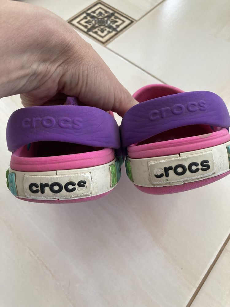 Crocs шлепки на девочку 21,5 см