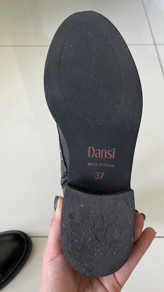 Шкіряні напівчоботи/черевички/броги Dansi