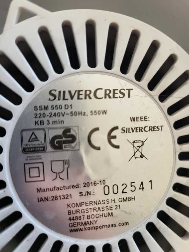 Kielich do blendera SilverCrest z Lidla model: SSM 550 D1