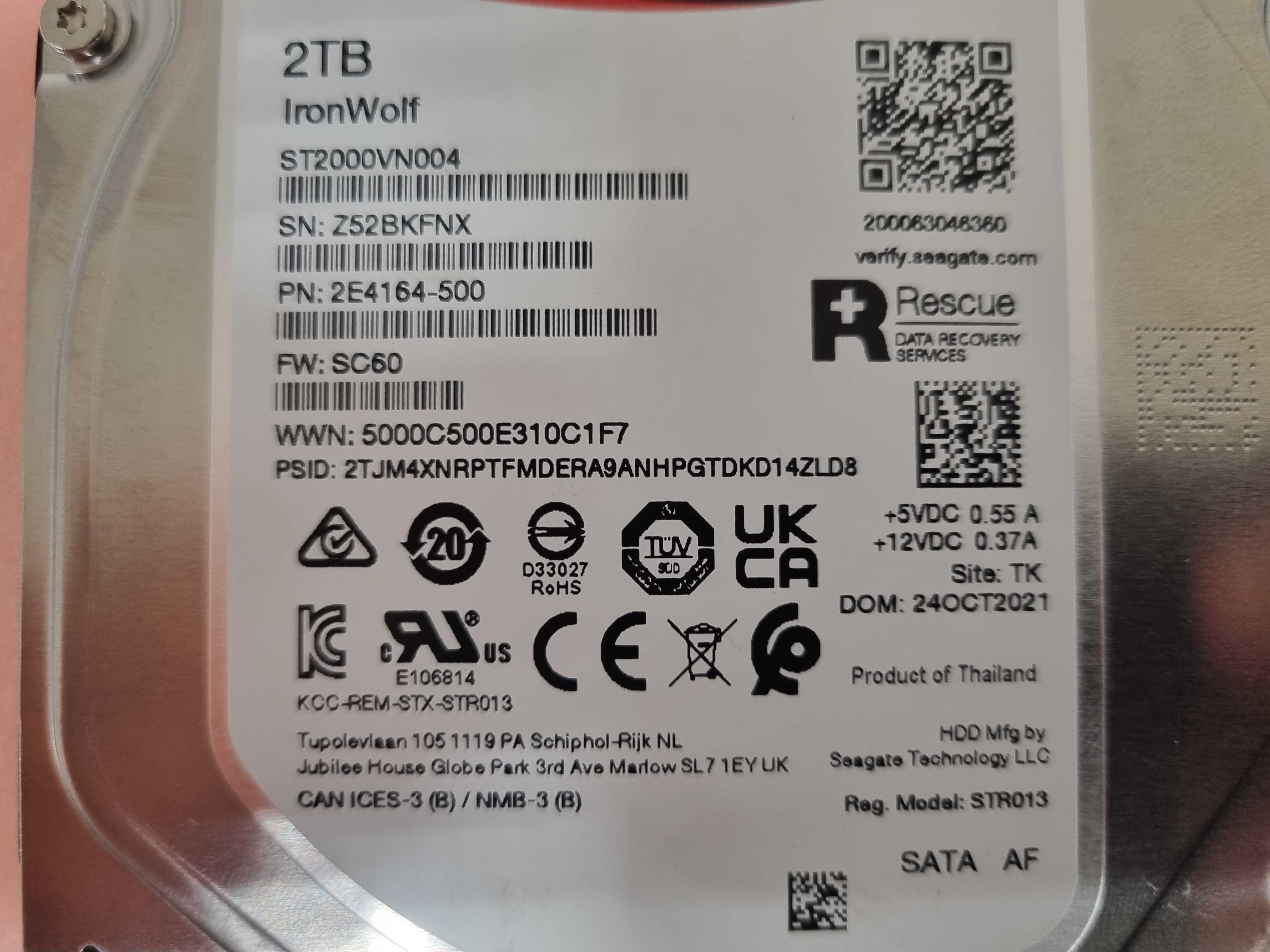 Disco Seagate 3,5' 2TB Sata
