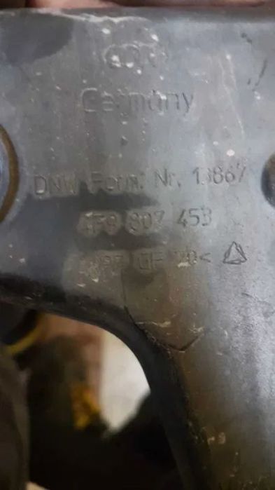 audi a6 c6 ślizg zderzaka lewy tył 4f9807453