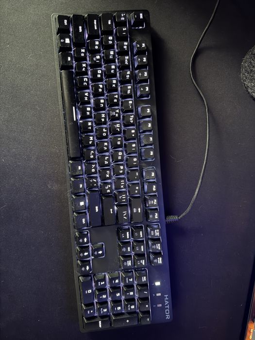 Клавіатура Hator Rockfall Evo Optical Black