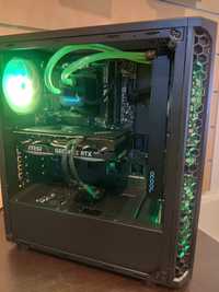 i7-13700K,LED Komputer do Gier, woda,RTX 4070 Ti,32GB,SSD,Win 11 P