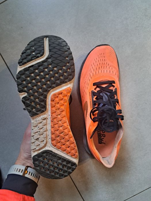 Buty sportowe do biegania KIPRUN damskie r. 39 24,5 cm pomarańczowo-gr
