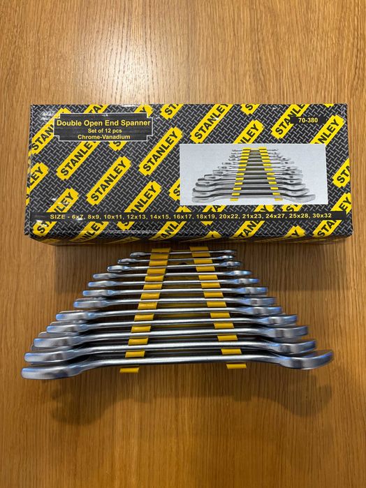 Stanley - zestaw kluczy płaskich 12 szt.