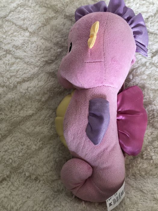 Fisher price розвивальна музична іграшка Морський коник рожевий