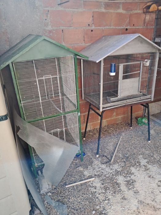 Gaiolas pra ceder ao trocar por aves