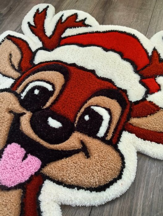 Sprzedam ręcznie robiony dywanik renifer