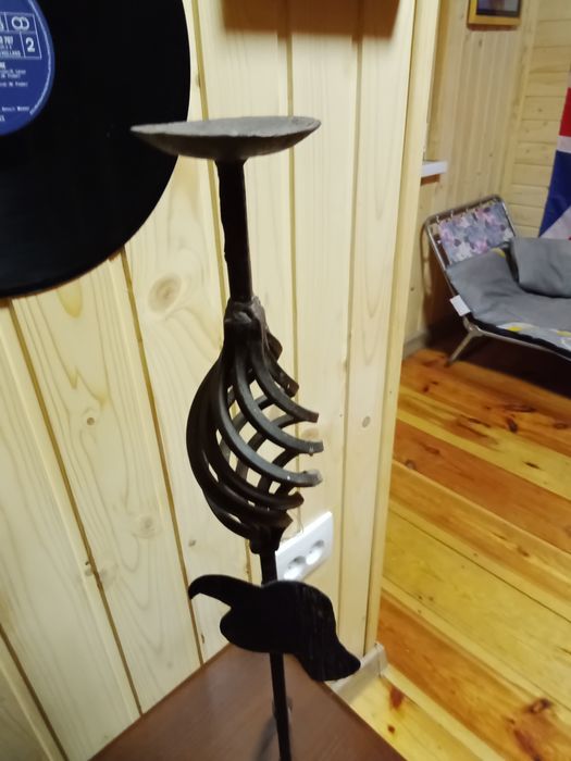 Подсвечник напольный прикаминный.Голландия