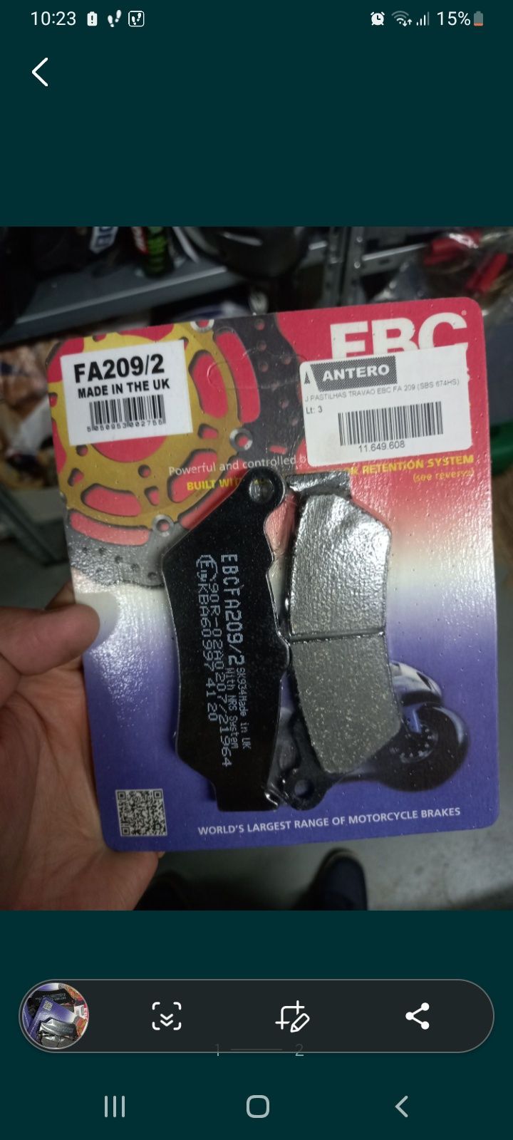 Calços EBC FA209