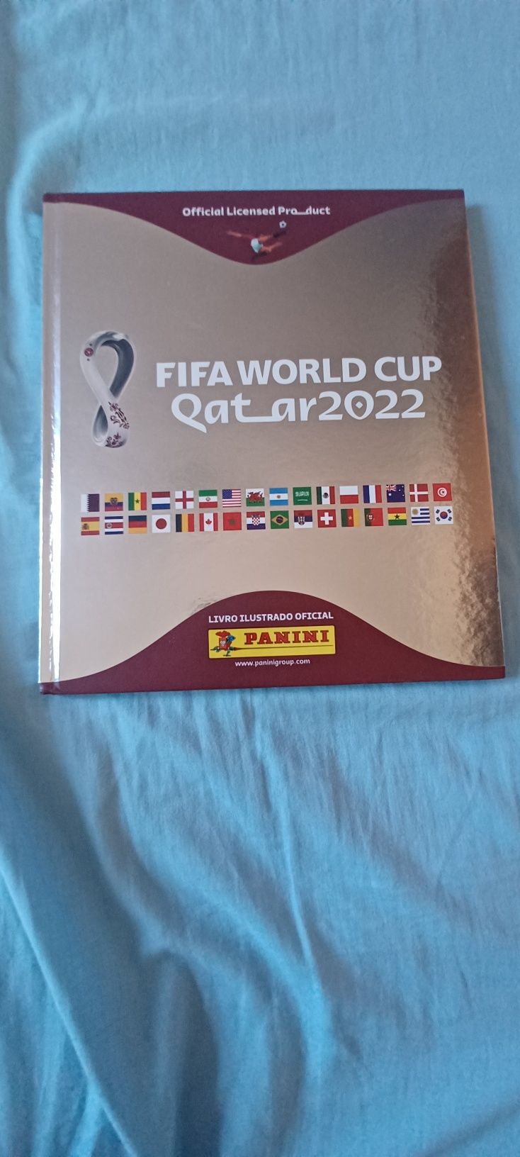 Álbum Prateado Do Mundial no Qatar 2022.