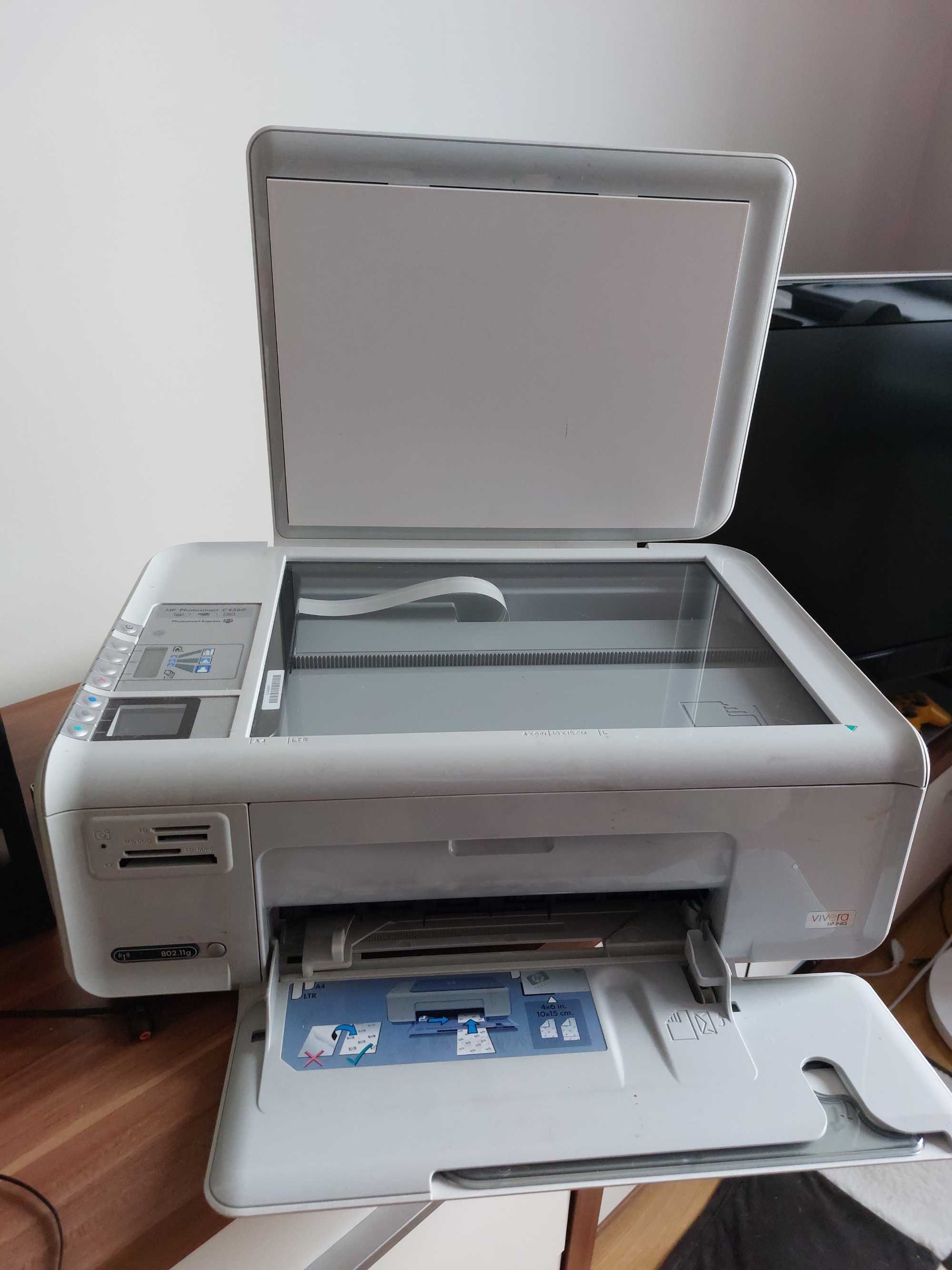 HP Photosmart c4380 series | urządzenie wielofunkcyjne | duży skaner
