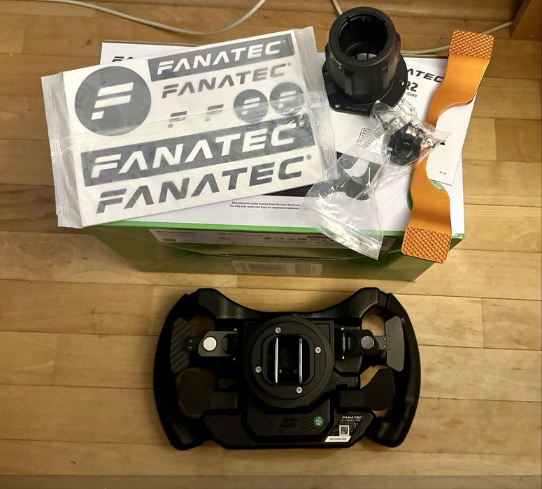 Kierownica Fanatec CSL Elite McLaren GT3 v2 +QR2+QR1 + manetki magn.