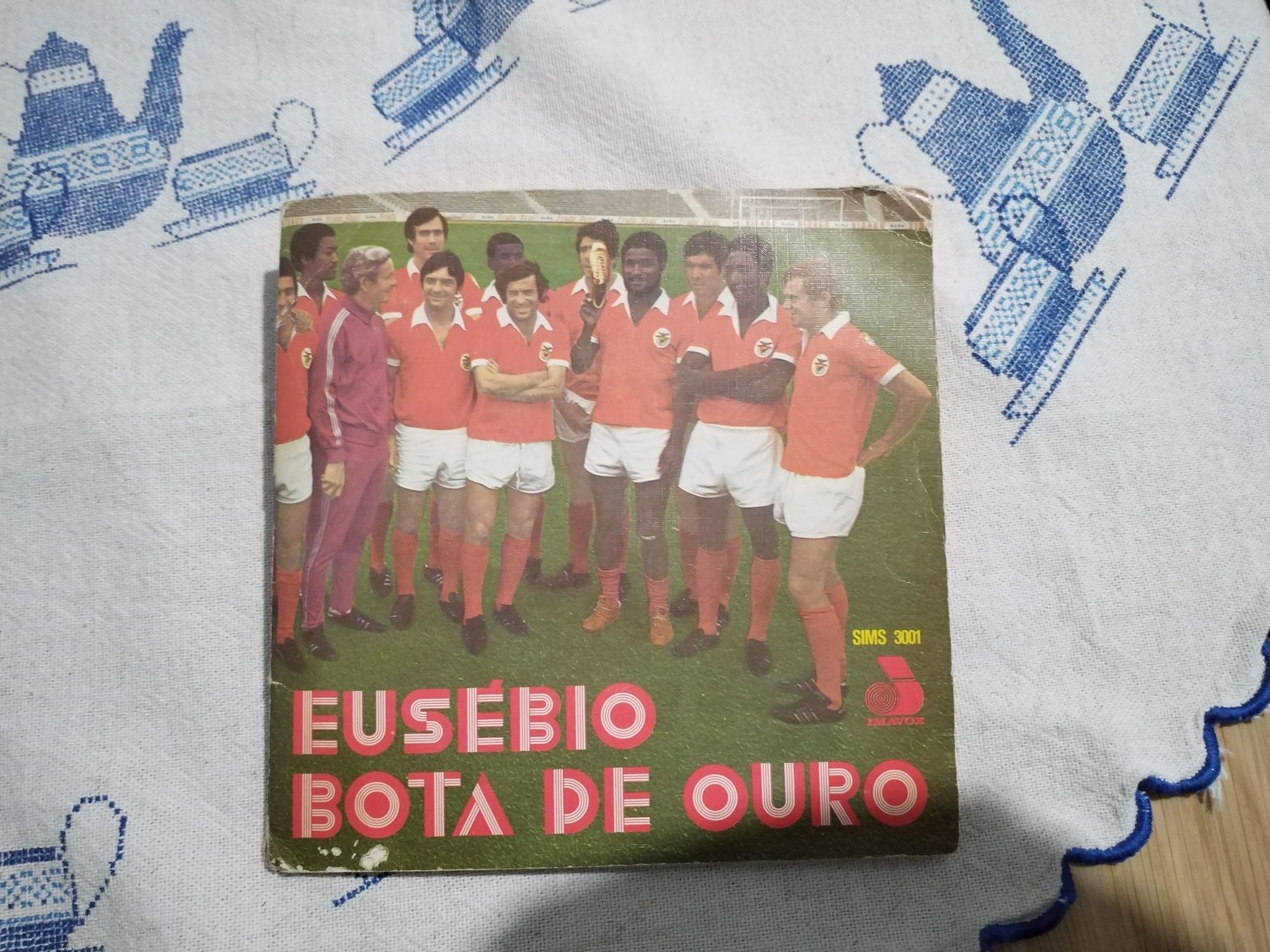 Disco de vinil Eusébio bota