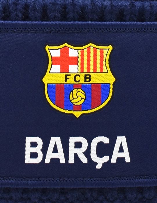 Czapka Zimowa Dla Dorosłych Fc Barcelona Herb Logo Barca Niebieska