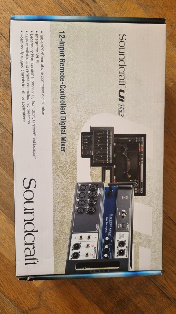 Soundcraft mikser audio cyfrowy ui12