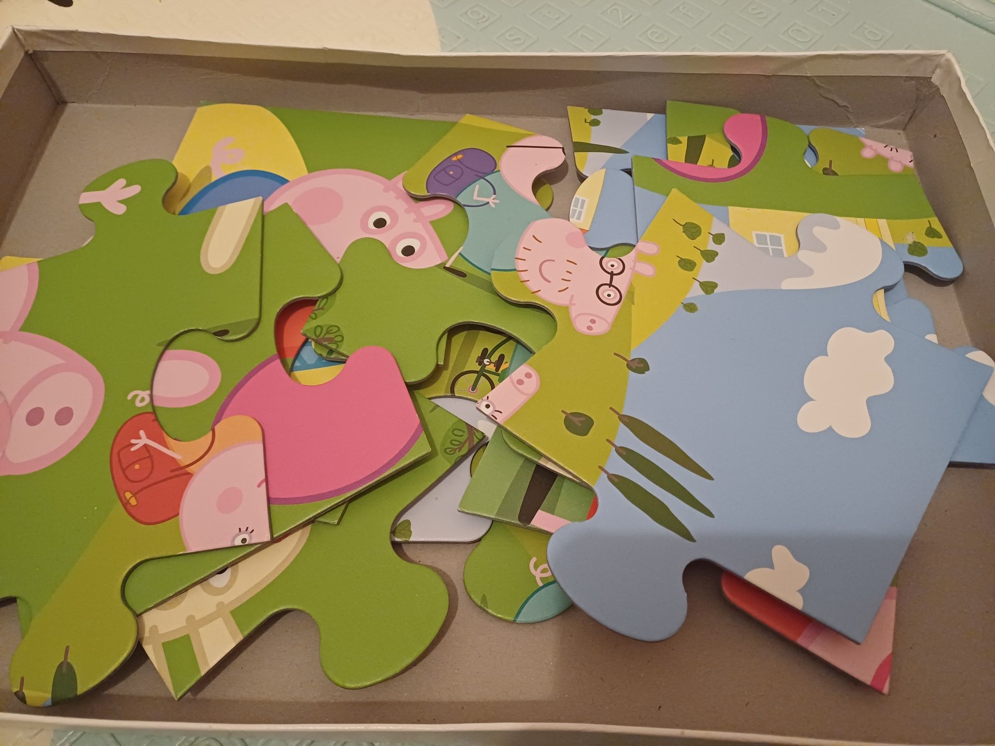 Duże Puzzle Maxi 15 Peppa Pig