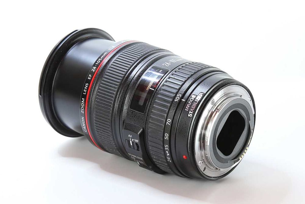 Canon EF 24-105 L IS USM stan  ideał używany bardzo mało filtr CPL