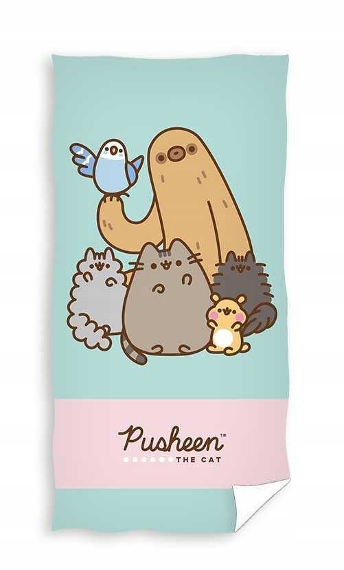 Ręcznik bawełniany licencyjny 70x140 Kot Kotek Pusheen
