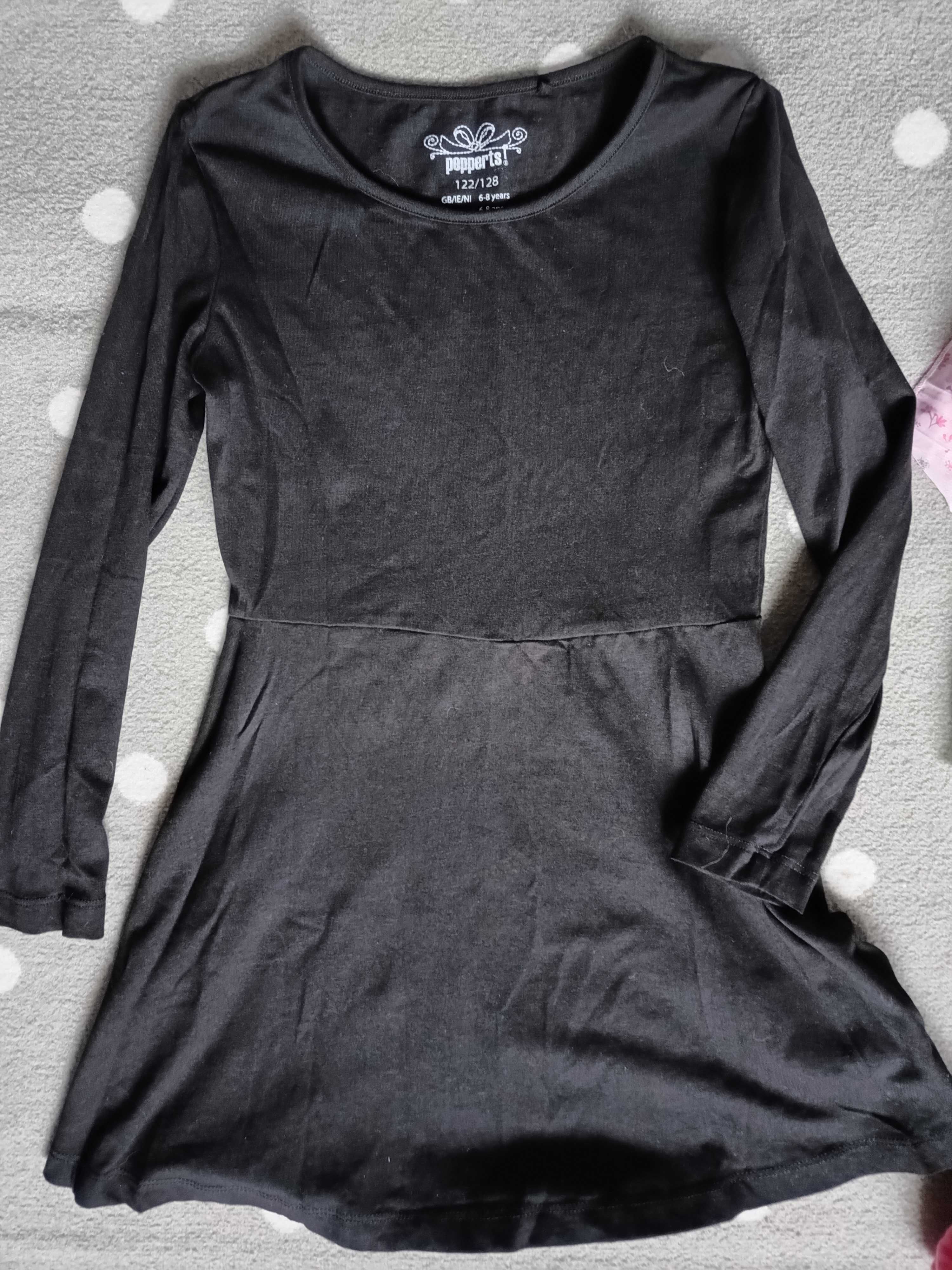 Czarna sukienka Pepperts 122/128
