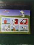 2000 Bloco Snoopy Nos Correios MNH **