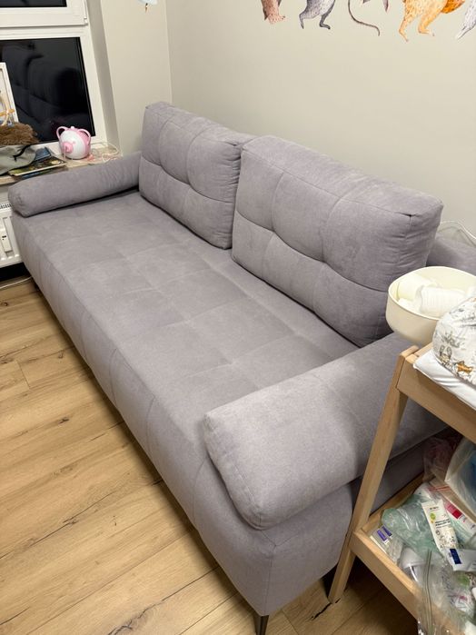 Kanapa szara rozkładana