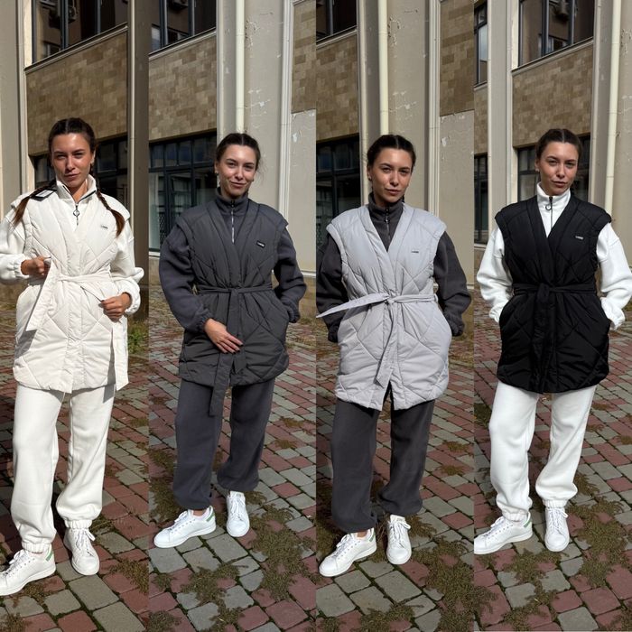 Жіночий костюм спортивний  трійка з жилеткою 42-44 46-48 50-52