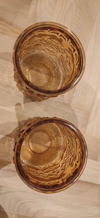 Szklany klosz do lampy kinkietu vintage retro