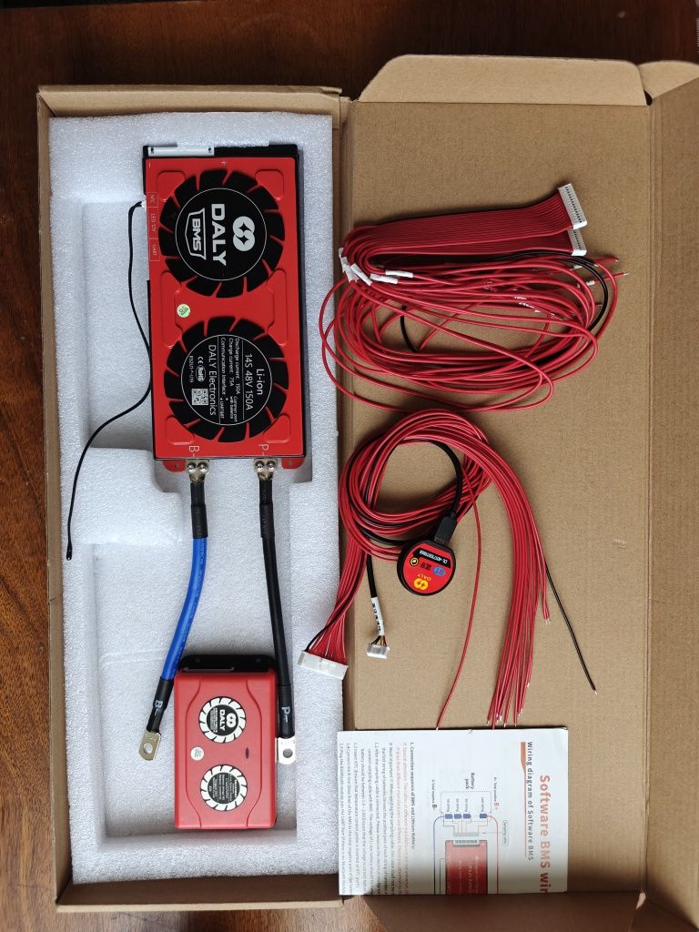 Smart bms Daly 14s 150 A + smart balance 14s 1a