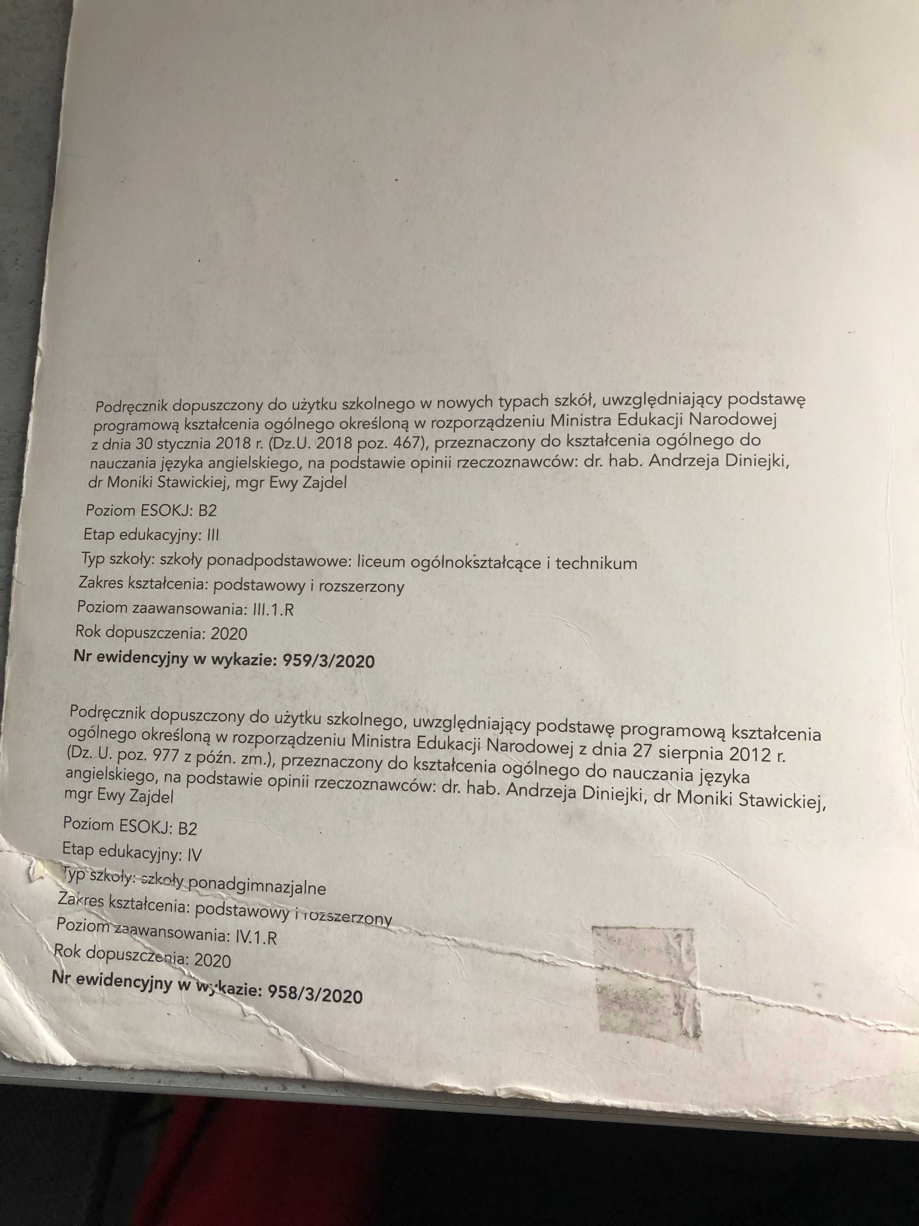 Podręcznik Checkpoint B2 do liceum/technikum
