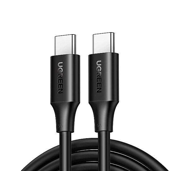 Kabel Ugreen Us562 Usb-c - Usb-c Pd Qc 100w 5a 480Mb/s 1,5m - czarny