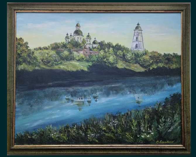 Картина в рамке "Благодать". Масло. Холст. 40х50 см. Авторская работа