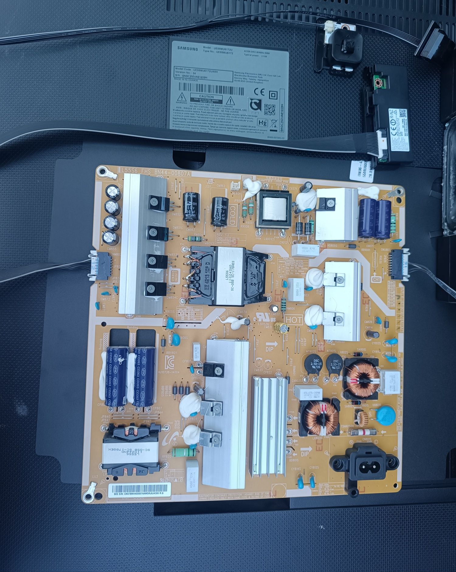 Запчастини Телевізор samsung ue55mu6172u Smart Tv