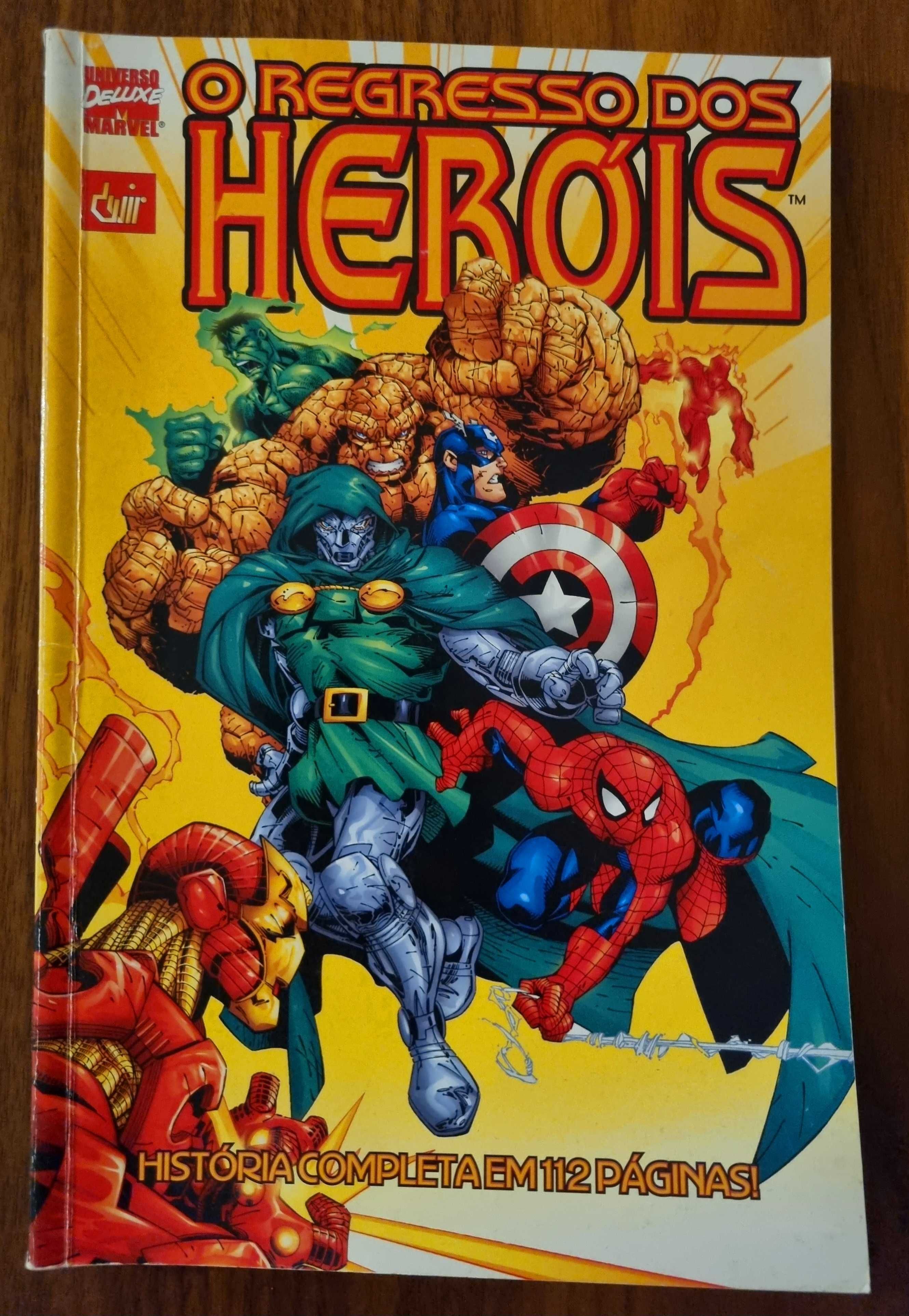 BD Marvel O REGRESSO DOS HERÓIS