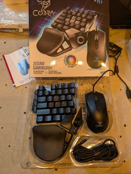 Cobra zestaw gamingowy (klawiatura + mysz) - Polska firma, PC/PS4
