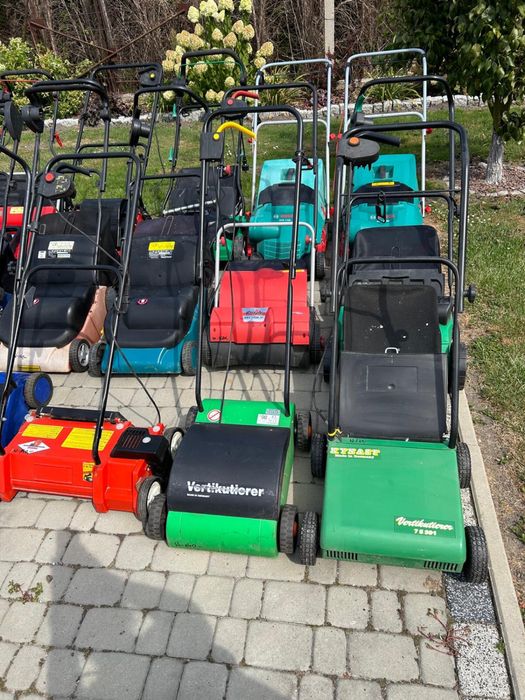 Wertykulator i areator elektryczny z koszem