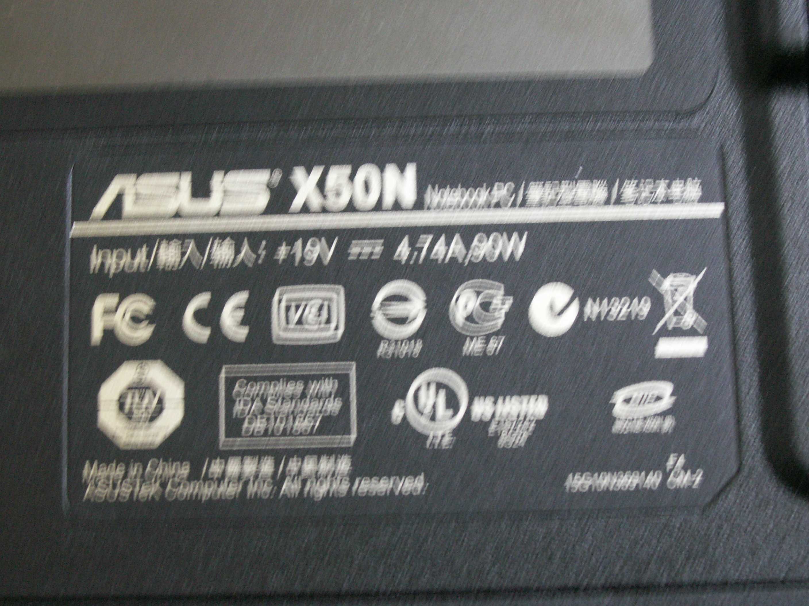 Laptop - Asus X50N na chodzie kompletny