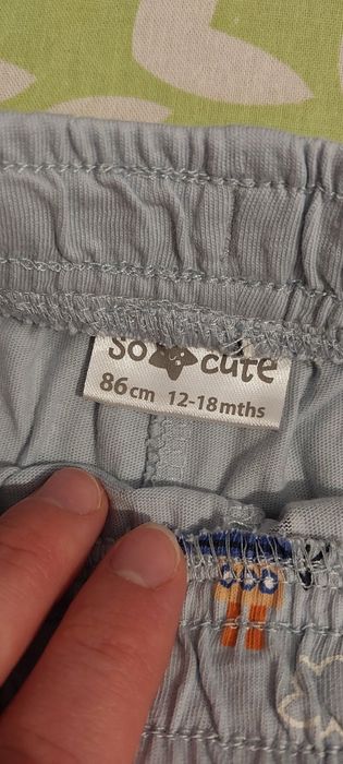 Zestaw spodenki 86 cm