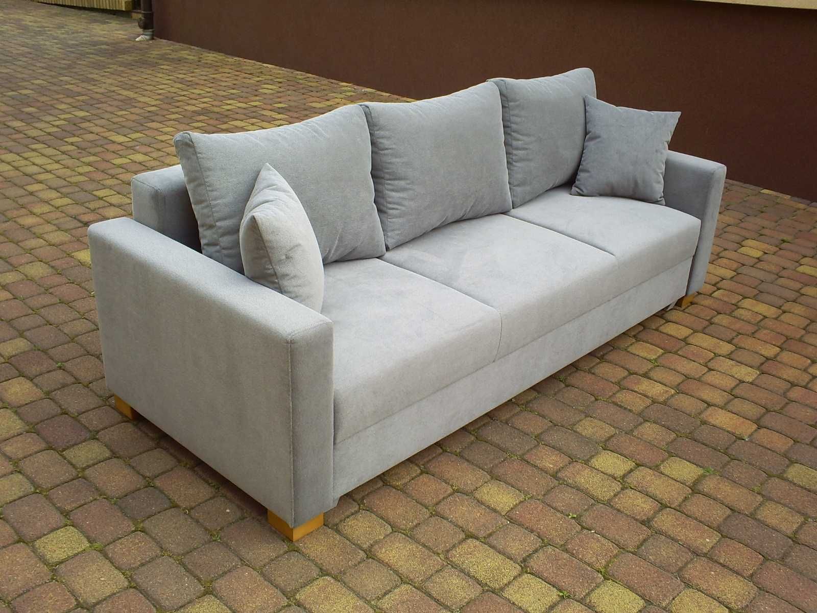 Kanapa-150 cm szerokie spanie/sprężyny bonell/pojemnik