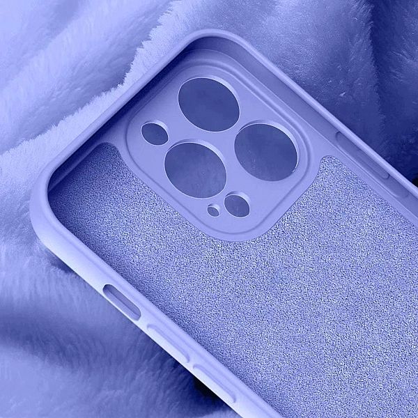 Silicone case etui iPhone 13 Pro Max silikonowy pokrowiec miętowozielo